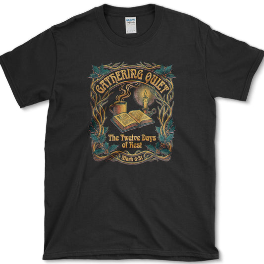 12 Days of Rest T-Shirt Black / S Physical Item