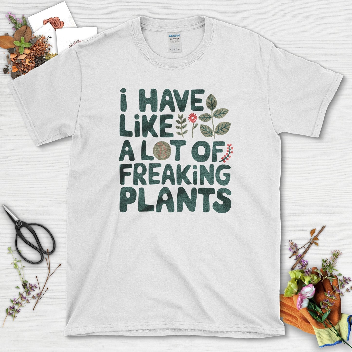 A Lot of Freaking Plants T-Shirt White / S T-Shirt
