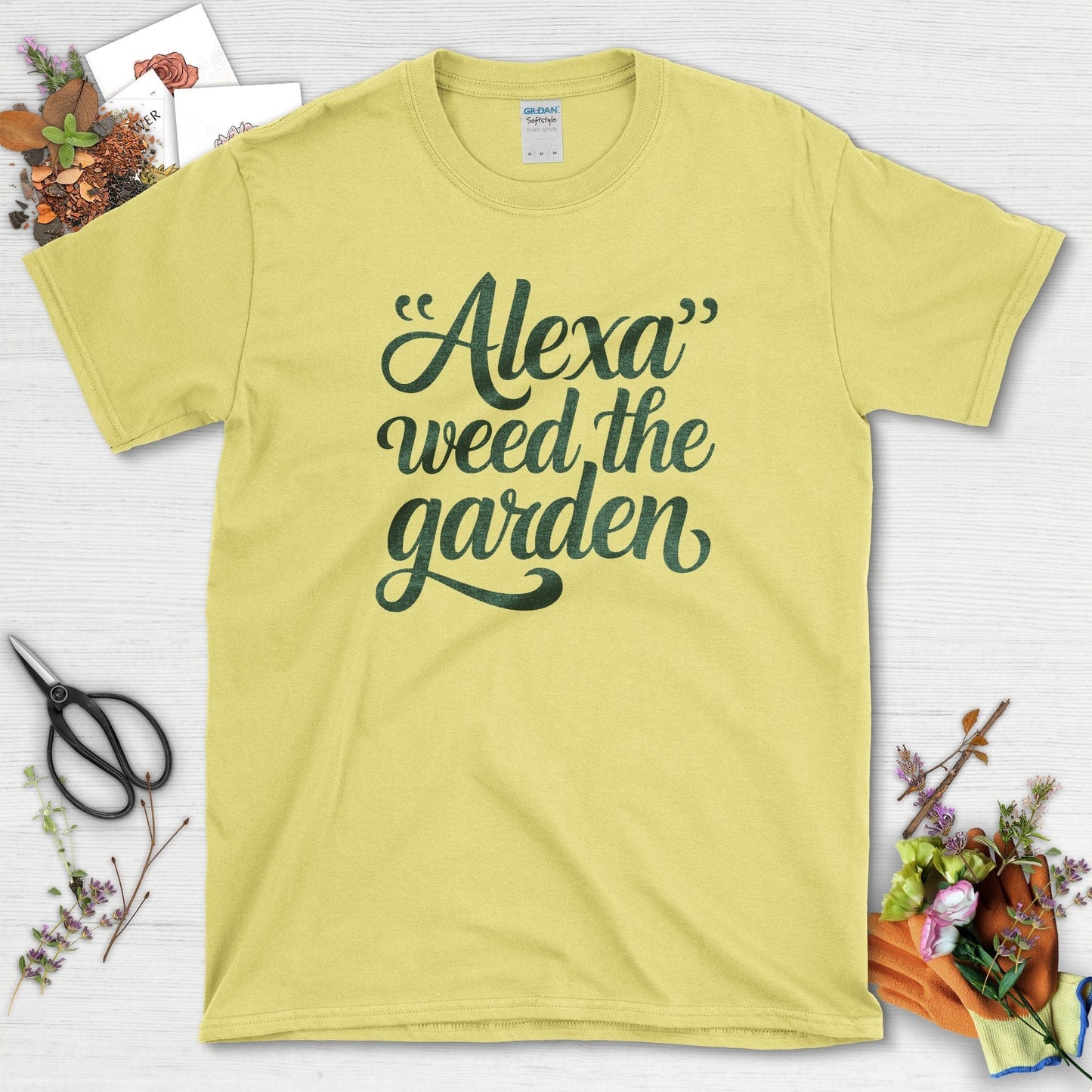 Alexa Weed The Garden T-Shirt Cornsilk / S T-Shirt