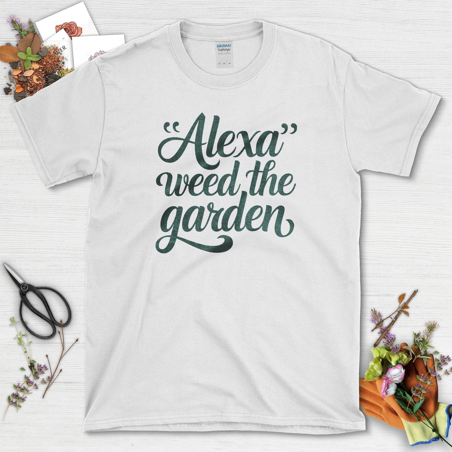 Alexa Weed The Garden T-Shirt White / S T-Shirt