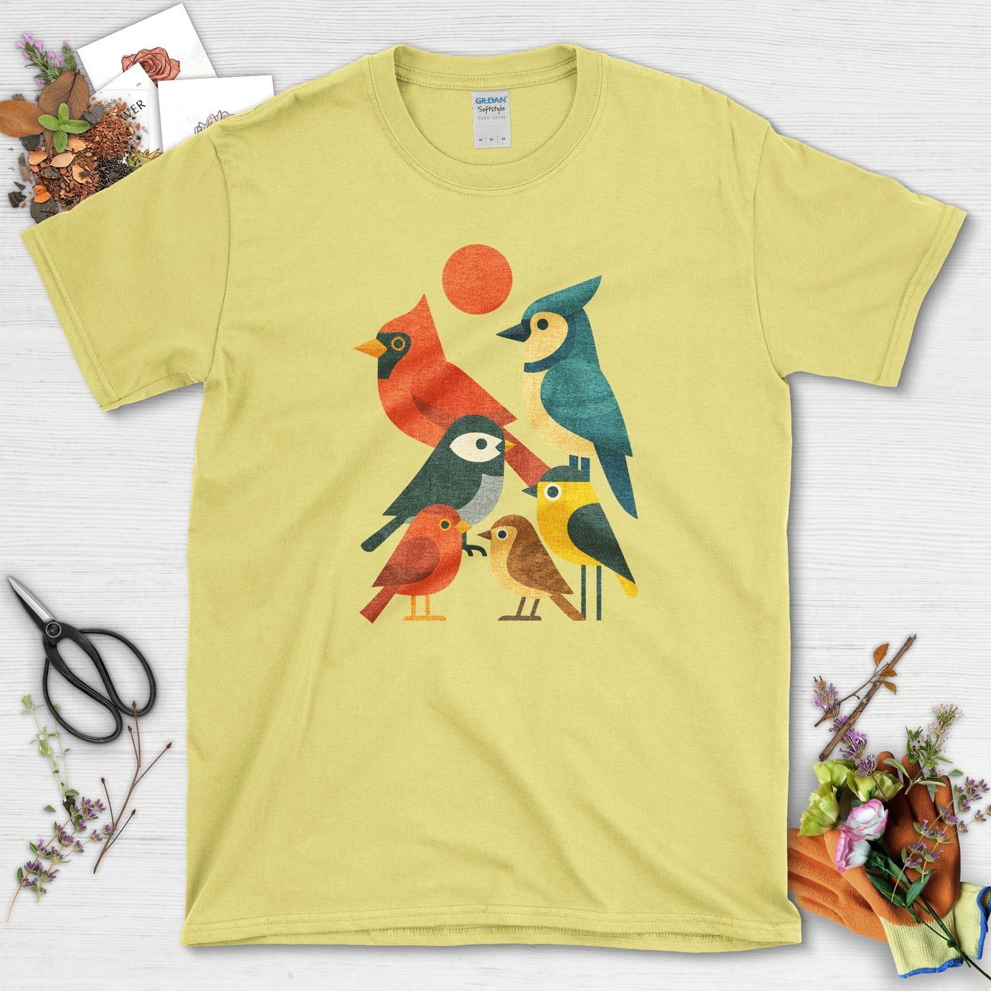 Backyard Buddies Flock Together T-Shirt T-Shirts / S / Cornsilk Physical Item
