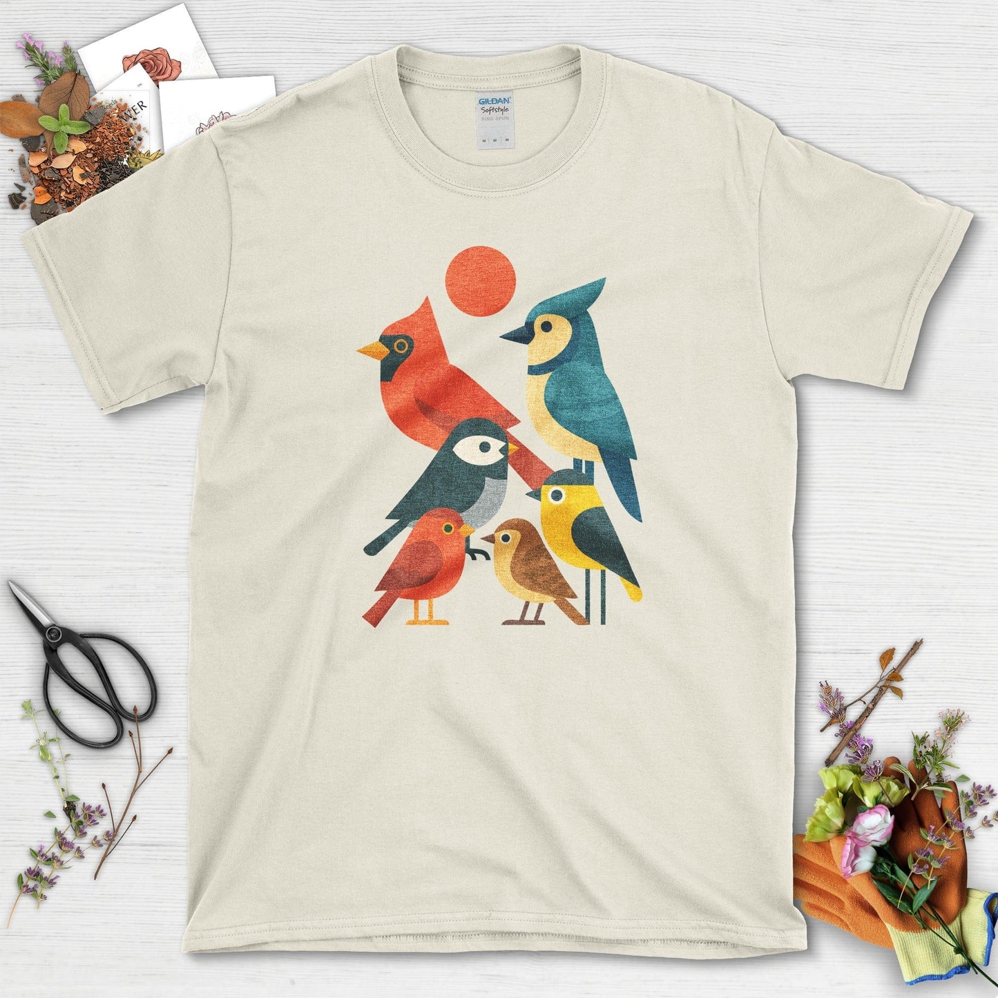 Backyard Buddies Flock Together T-Shirt T-Shirts / S / Natural Physical Item