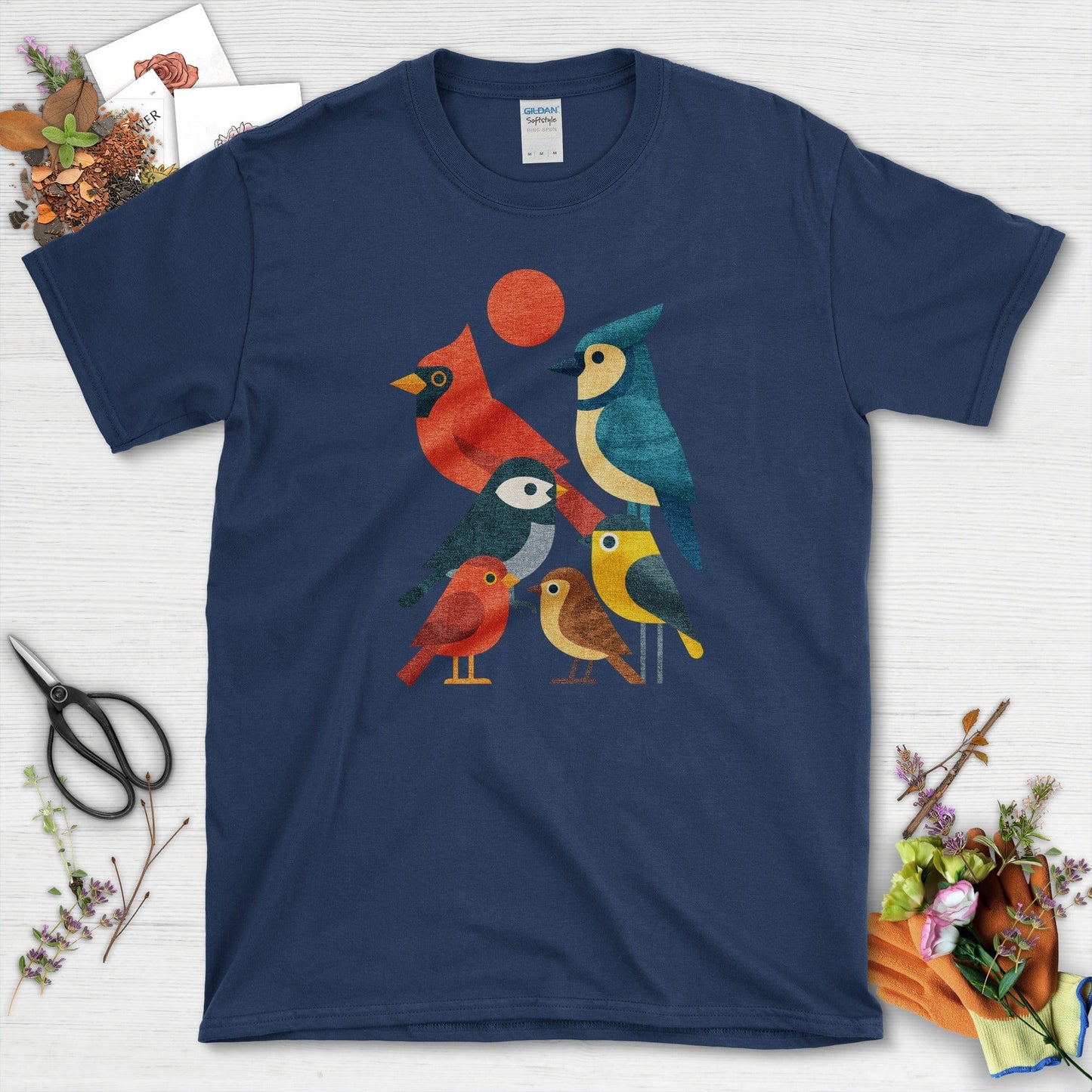 Backyard Buddies Flock Together T-Shirt T-Shirts / S / Navy Physical Item