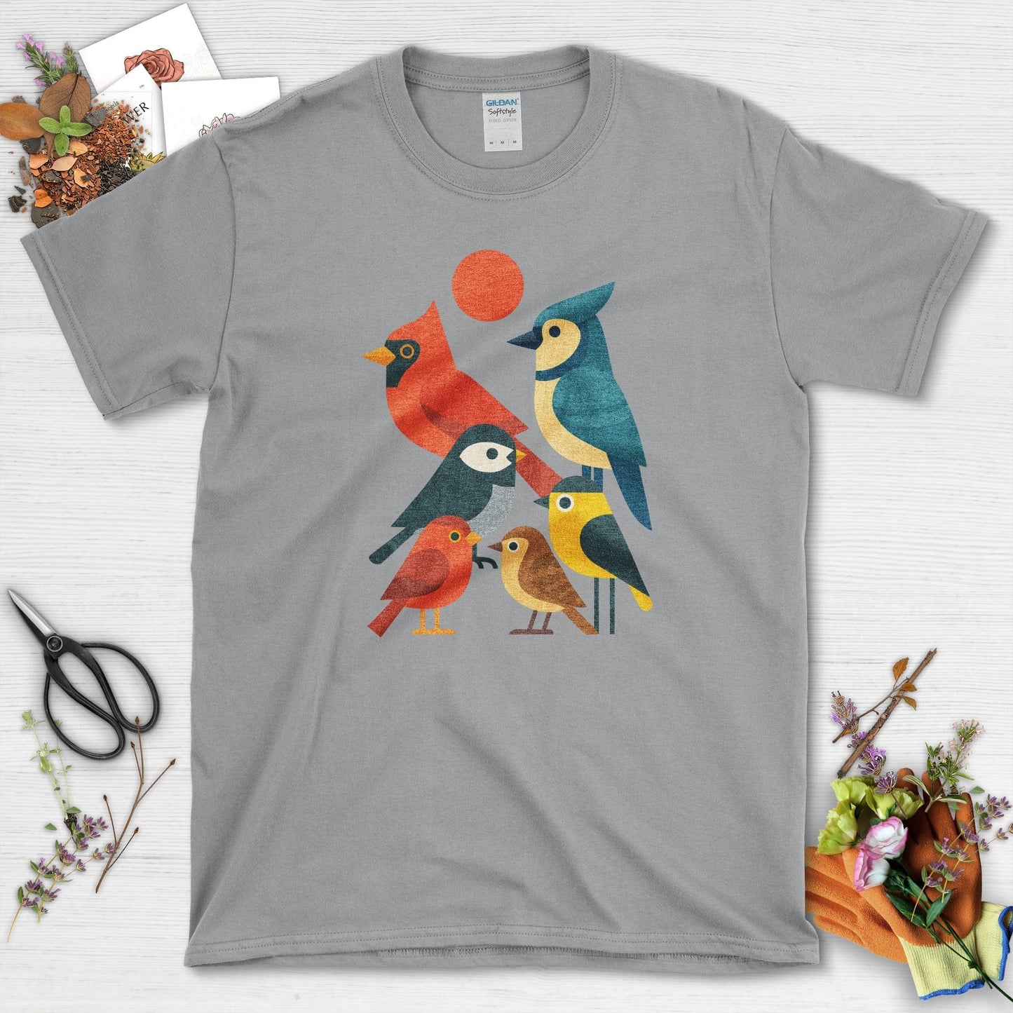 Backyard Buddies Flock Together T-Shirt T-Shirts / S / Sport Grey Physical Item