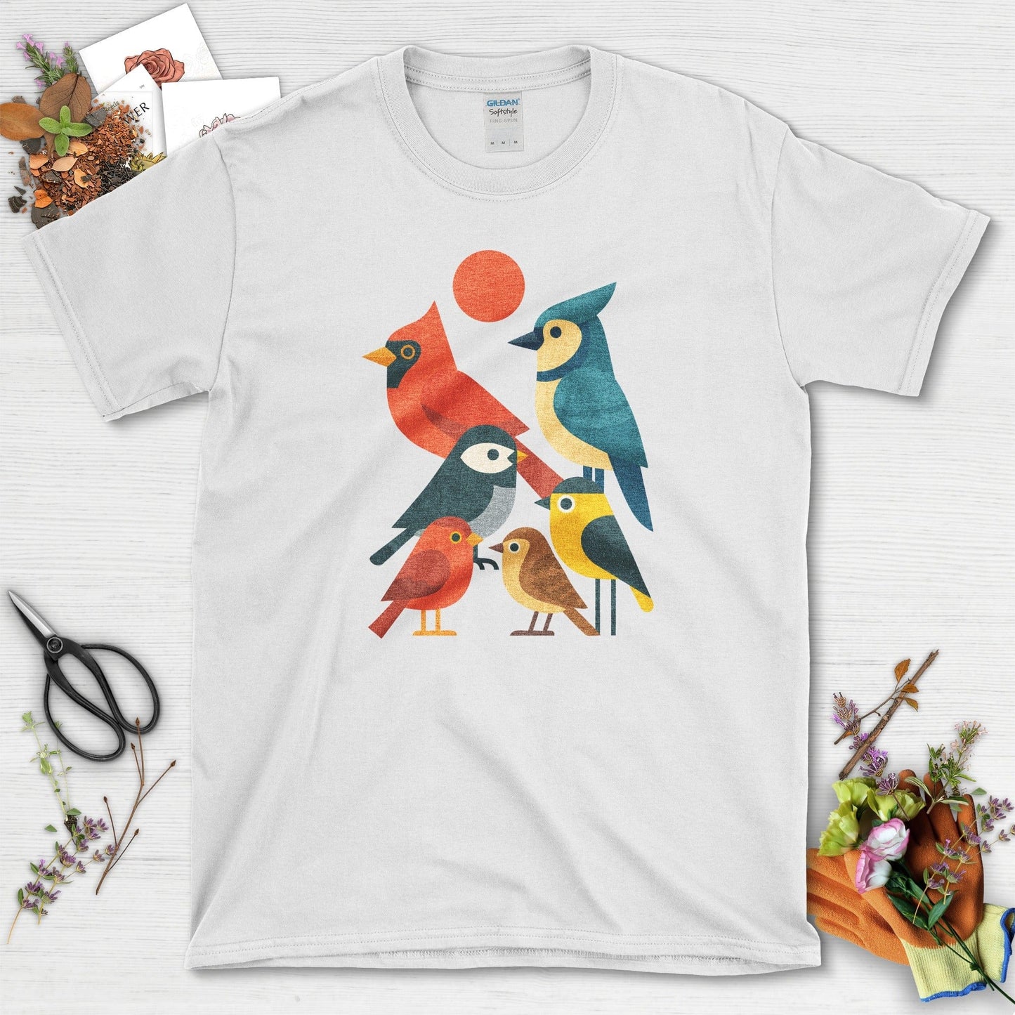 Backyard Buddies Flock Together T-Shirt T-Shirts / S / White Physical Item