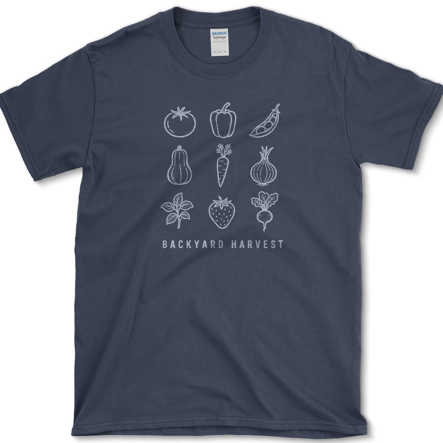 Backyard Harvest T-Shirt S / Navy Essential Tees