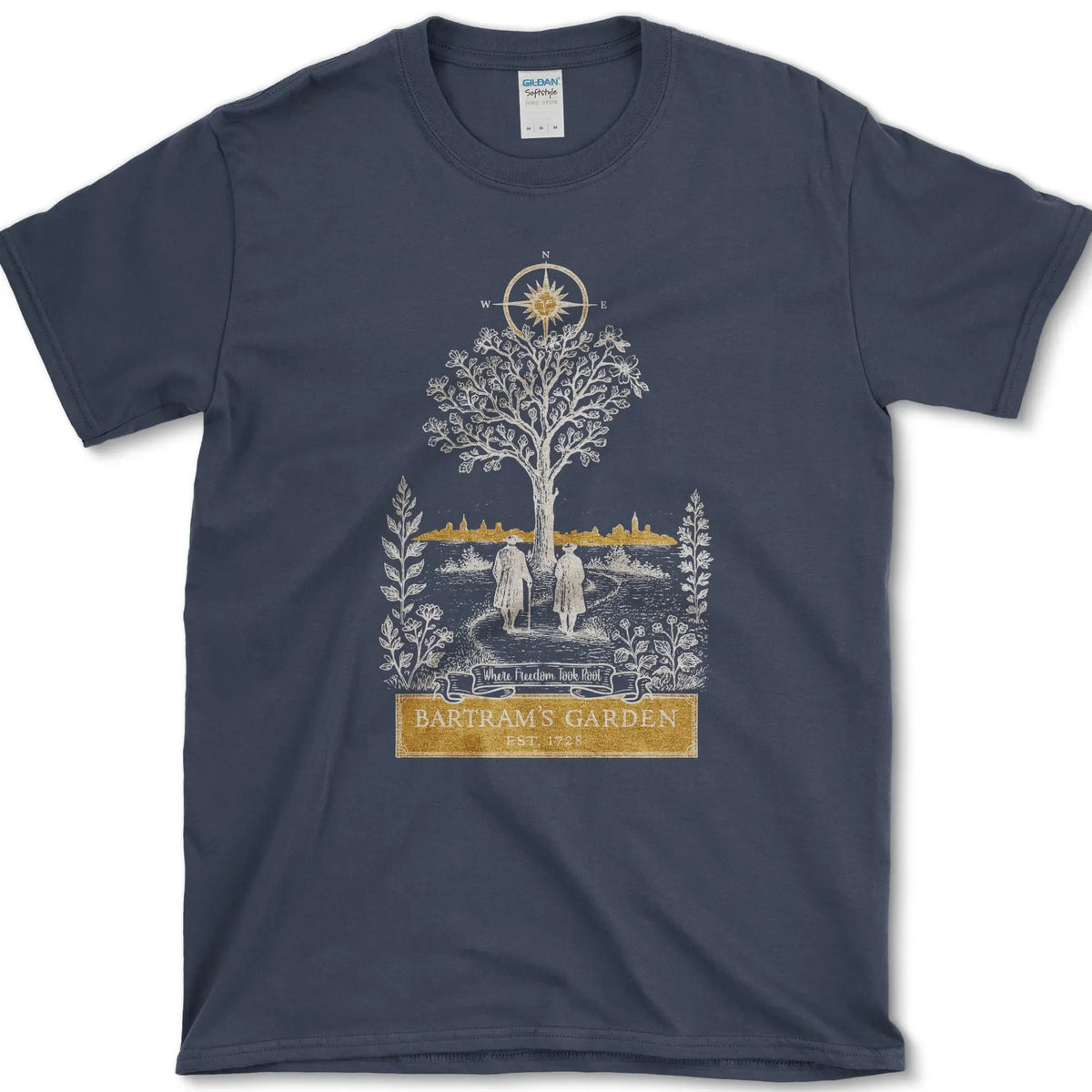 Bartram's Garden T-Shirt Navy / S Essential Tees