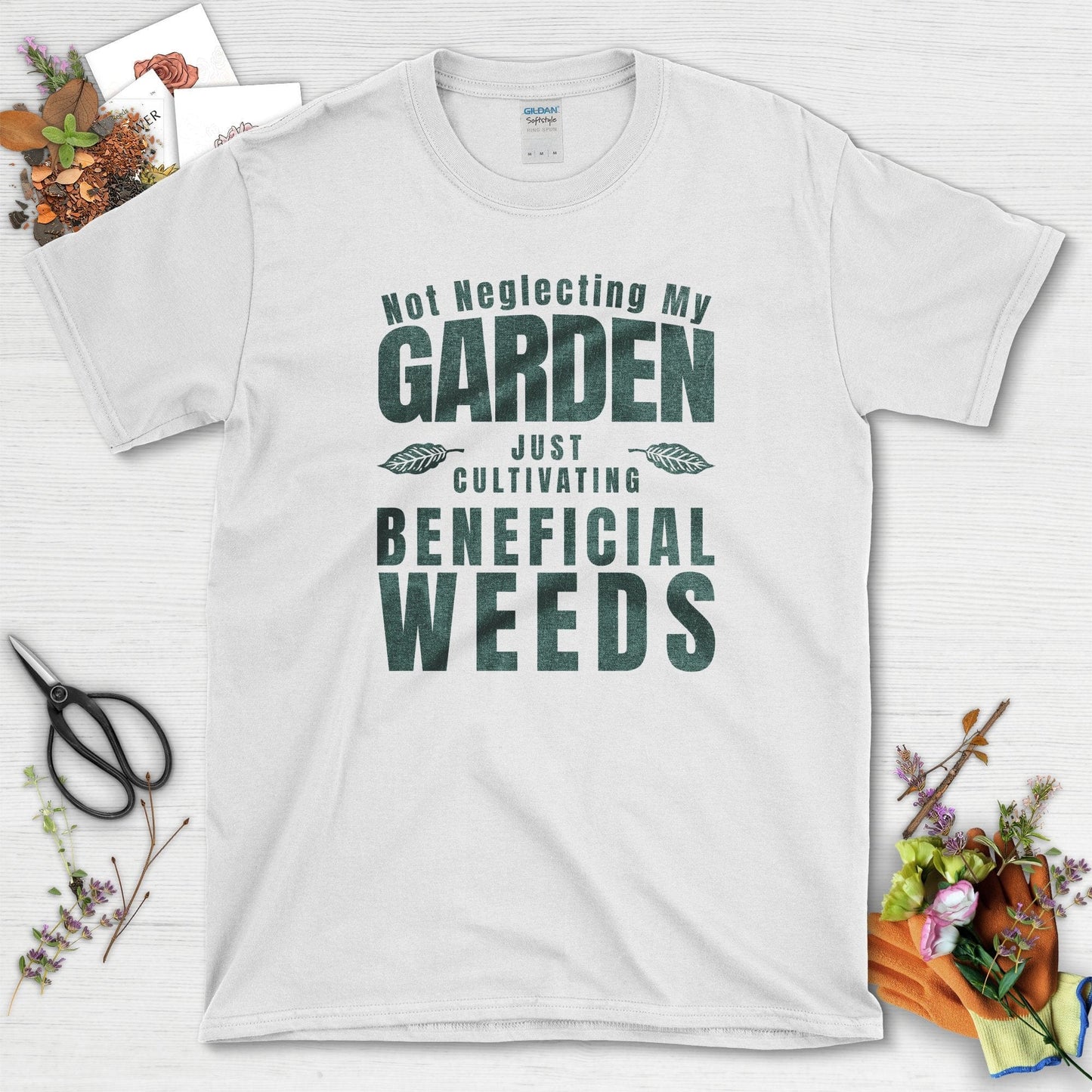 Beneficial Weeds T-Shirt White / S Physical Item