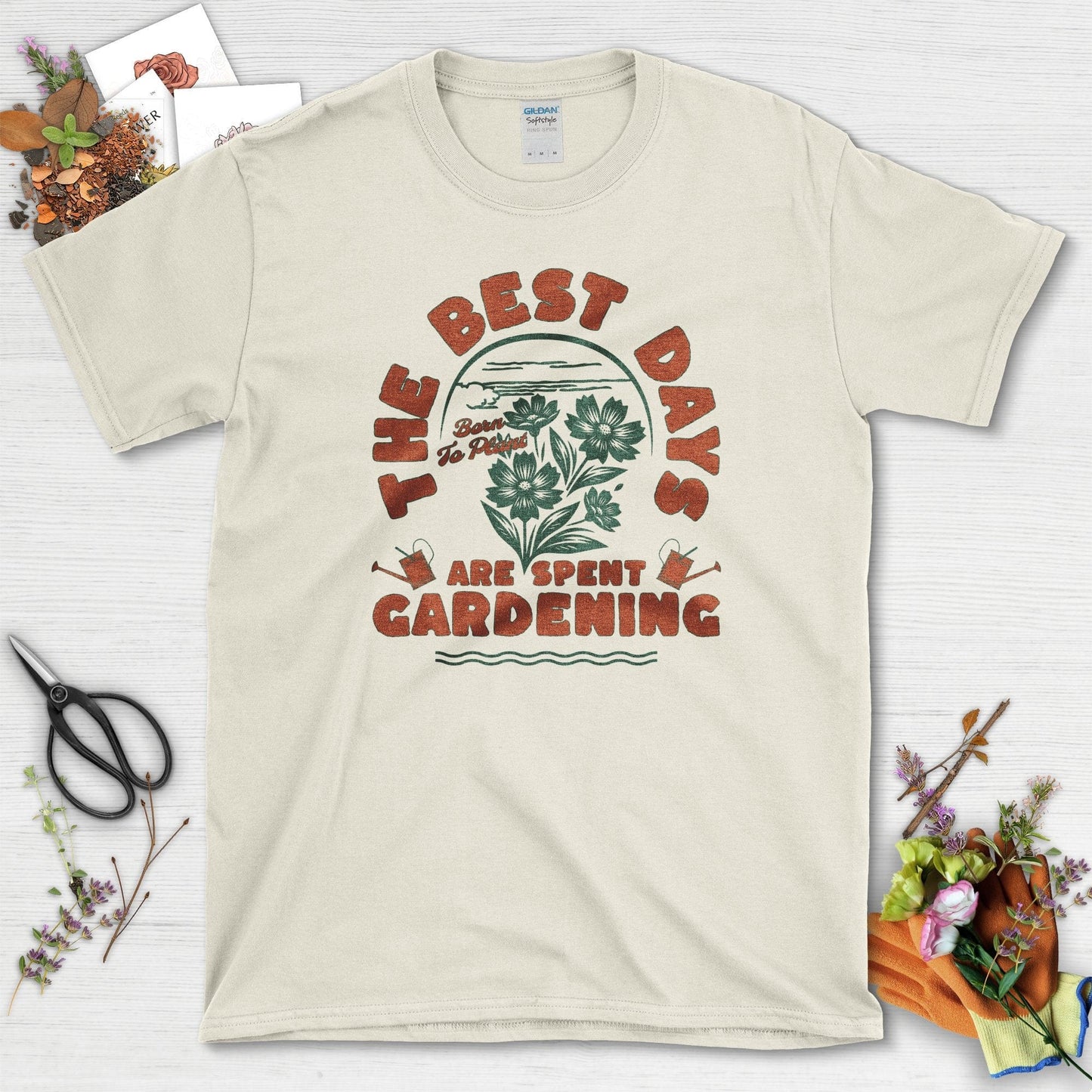 Best Days Gardening T-Shirt Natural / S T-Shirt