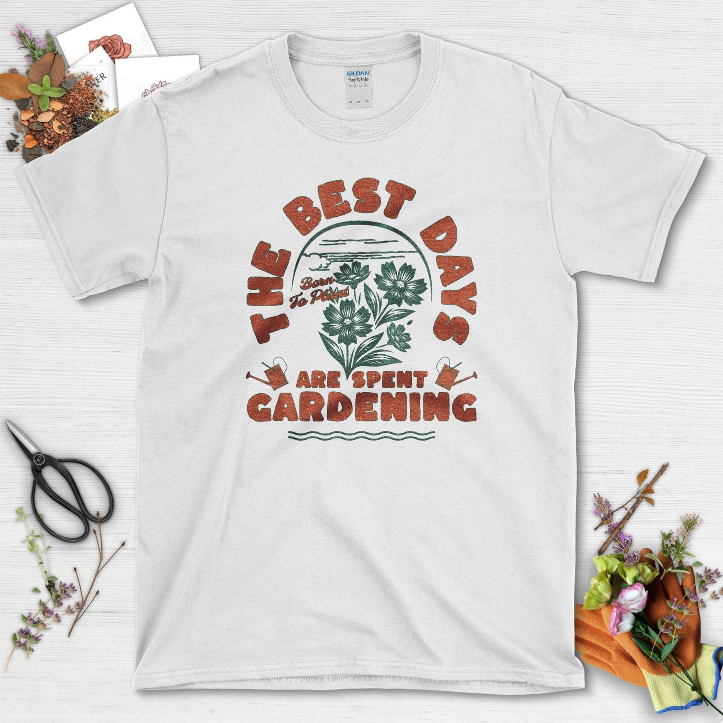 Best Days Gardening T-Shirt White / S T-Shirt