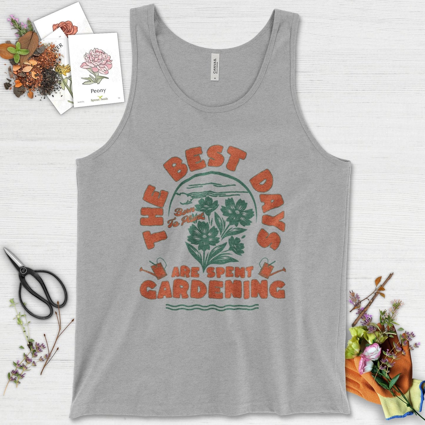 Best Days Gardening Tank Top Athletic Heather / XS Physical Item
