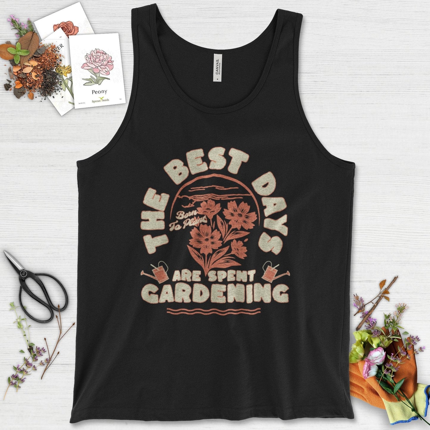 Best Days Gardening Tank Top Black / XS Physical Item