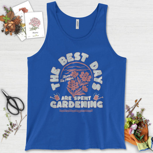 Best Days Gardening Tank Top True Royal / XS Physical Item
