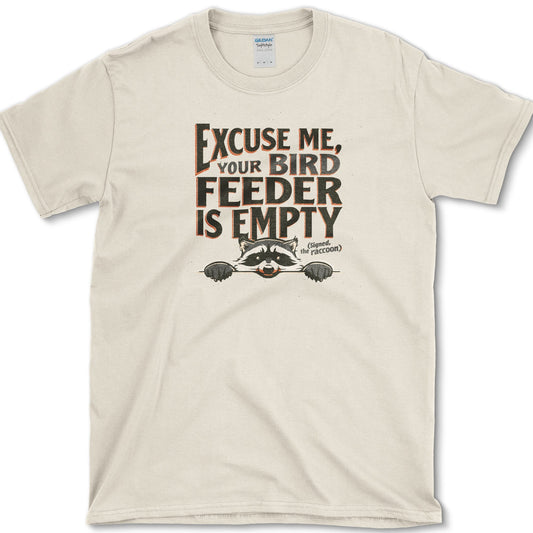 Bird Feeder Empty T-Shirt Natural / S Essential Tees