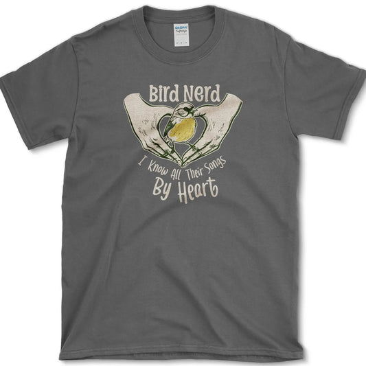 Bird Nerd Song T-Shirt Dark Heather / S Essential Tees