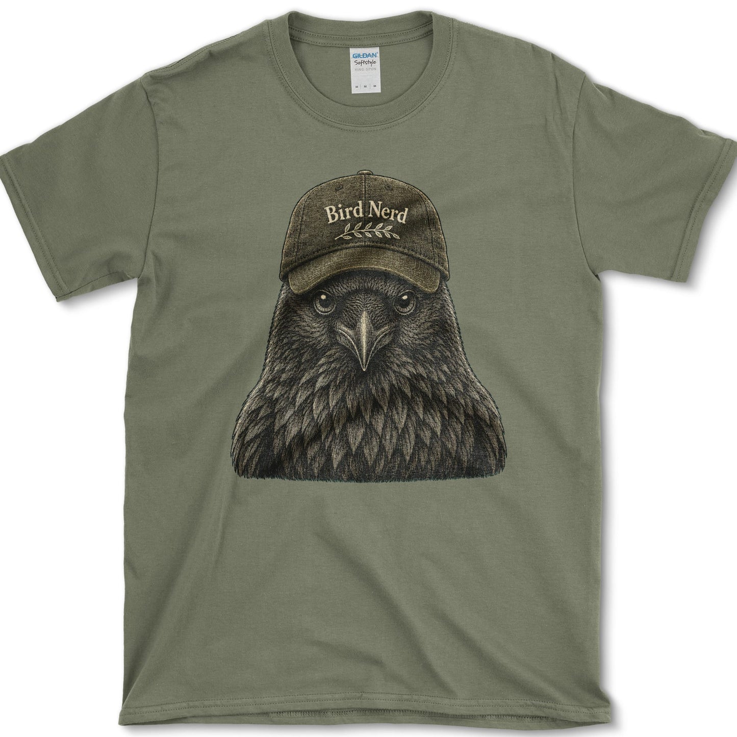 Bird Nerd T-Shirt S / Military Green Essential Tees