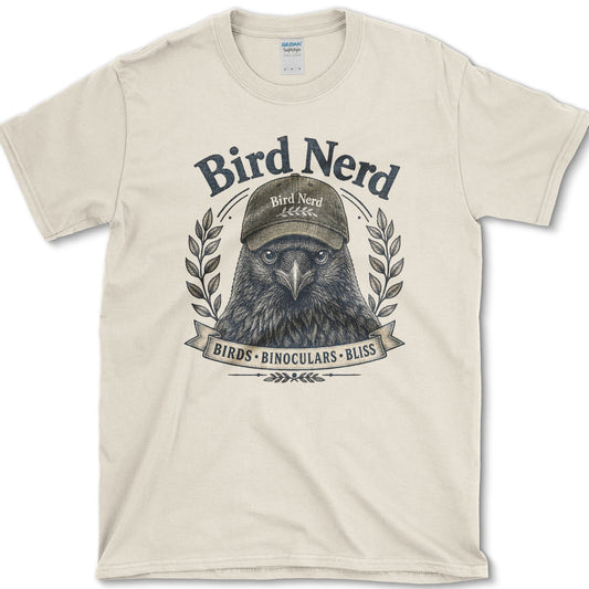 Bird Nerd T-Shirt S / Natural Essential Tees