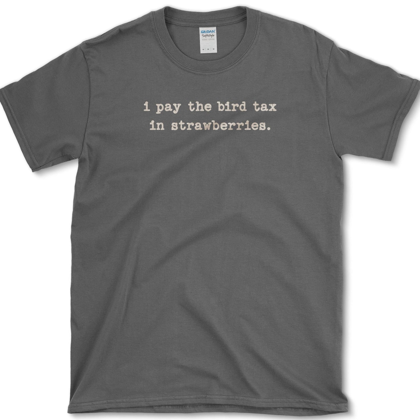 Bird Tax T-Shirt design featuring garden bird artwork on a t-shirt