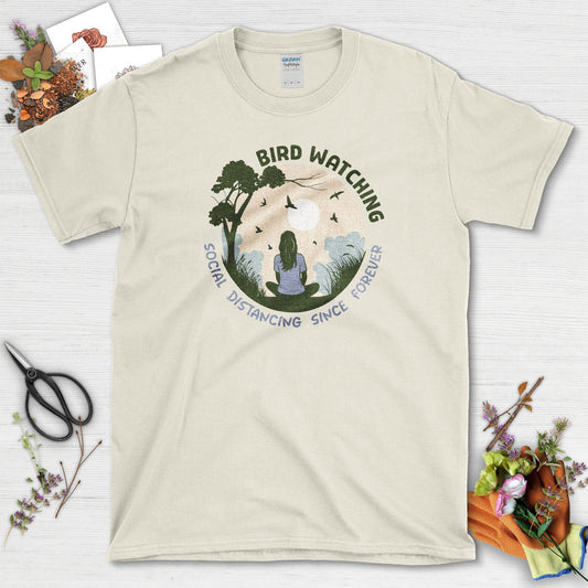 Bird Watching Forever T-Shirt Natural / S Physical Item