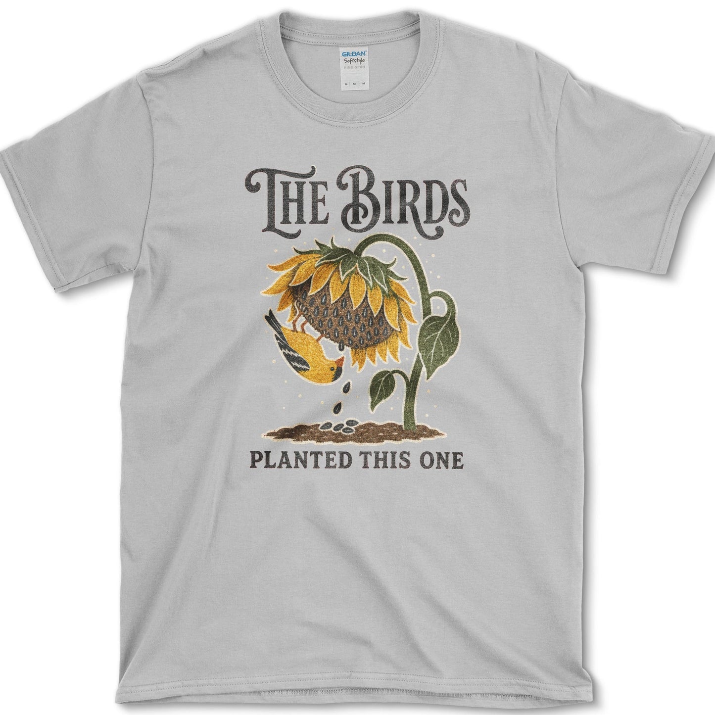 Birds Planted T-Shirt Sport Grey / S Essential Tees