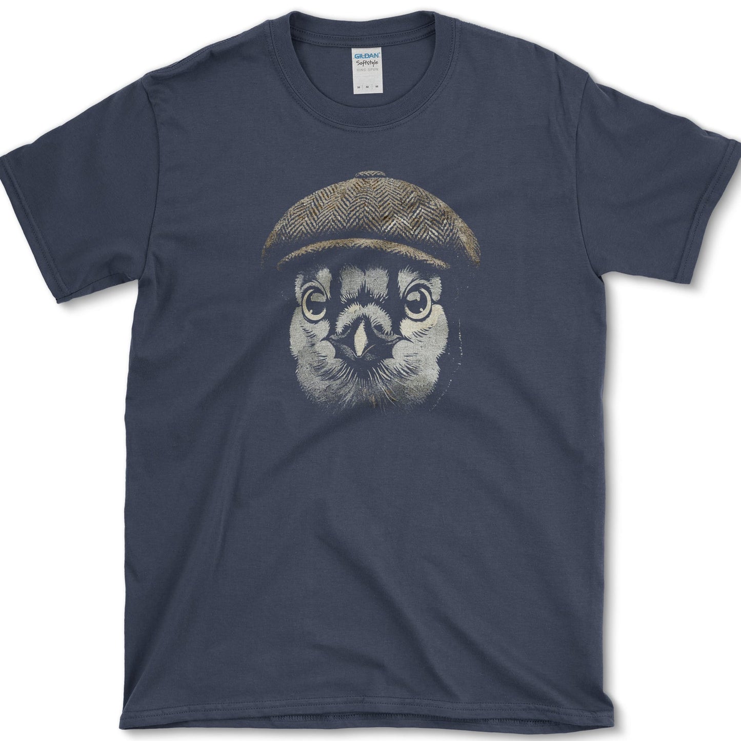 Blue Jay in Tweed design featuring blue jay artwork on a t-shirt
