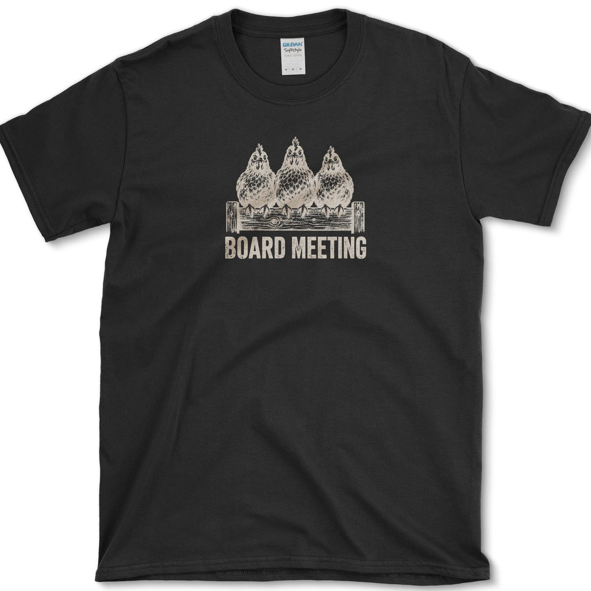Board Meeting Hens T-Shirt Black / S Essential Tees