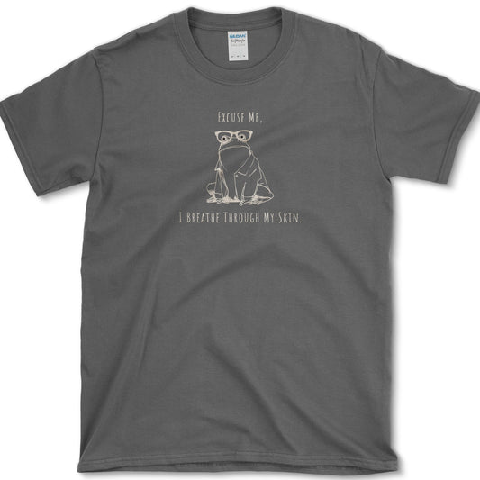 Breathe Through Skin T-Shirt Dark Heather / S Essential Tees