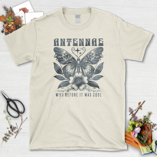 Butterfly Antennae T-Shirt Natural / S T-Shirt