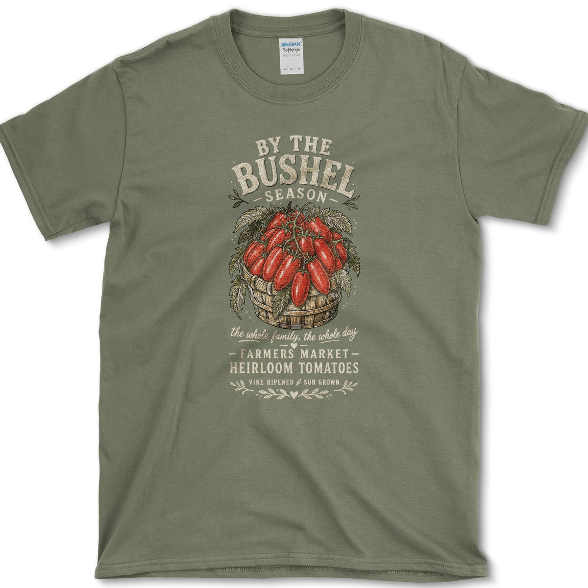 By The Bushel T-Shirt S / Military Green Essential Tees