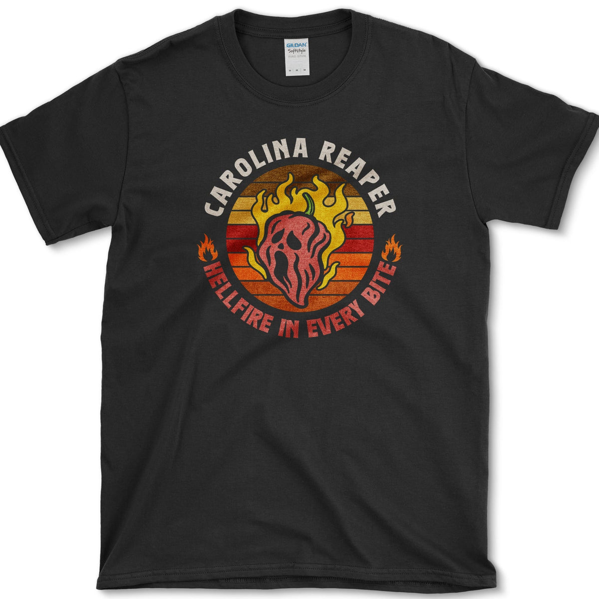 Carolina Reaper Hellfire Bite T-Shirt Black / S Essential Tees