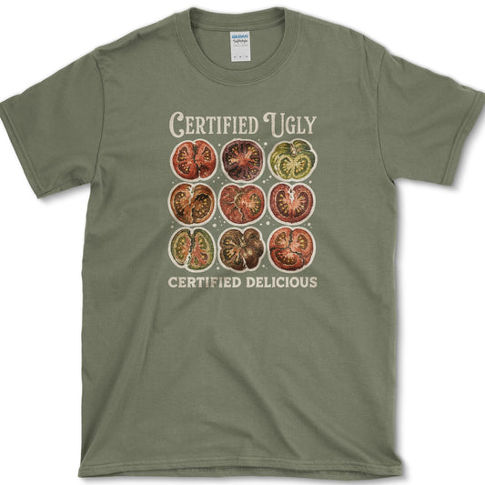 Certified Ugly T-Shirt S / Military Green Essential Tees