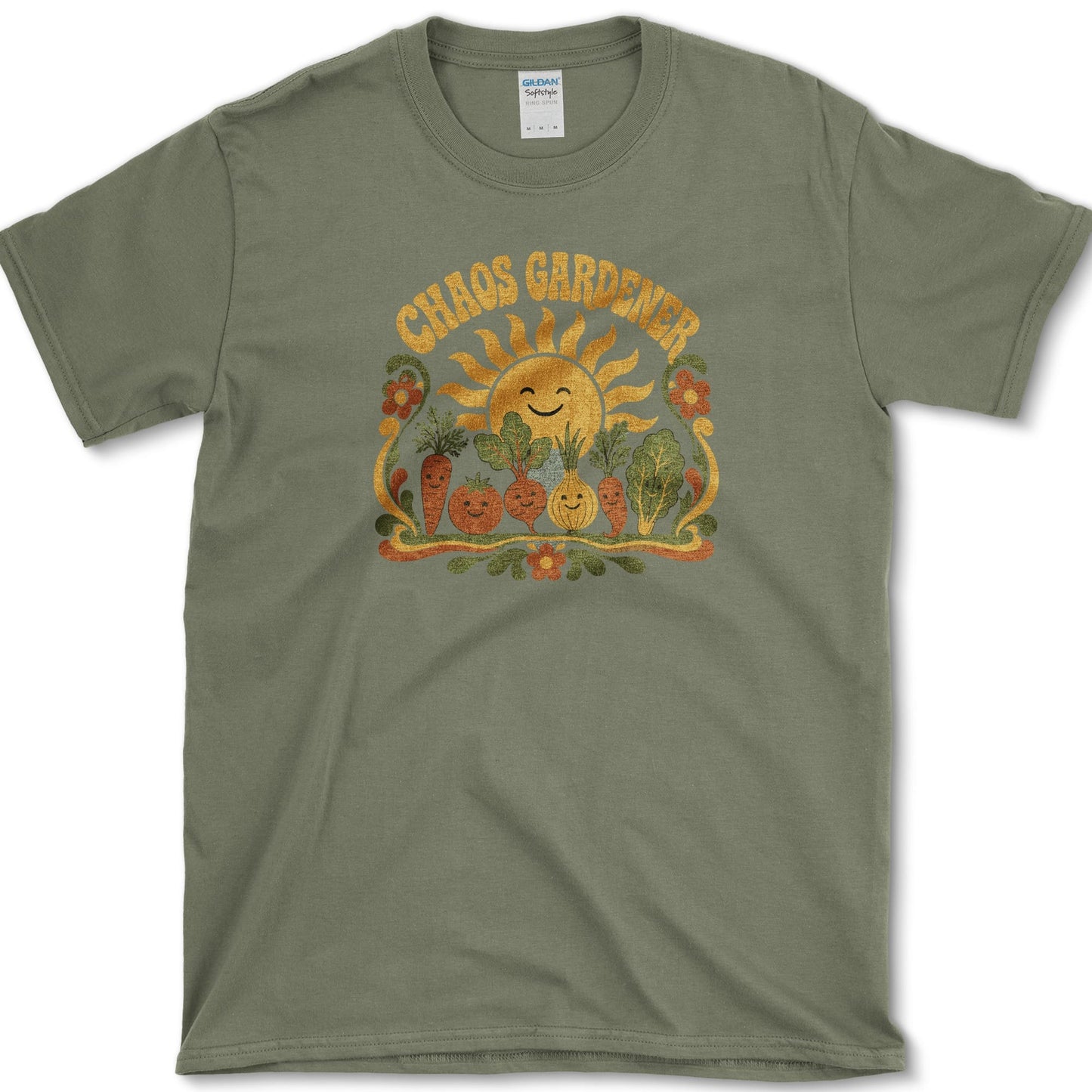 Chaos Gardener T-Shirt S / Military Green Essential Tees