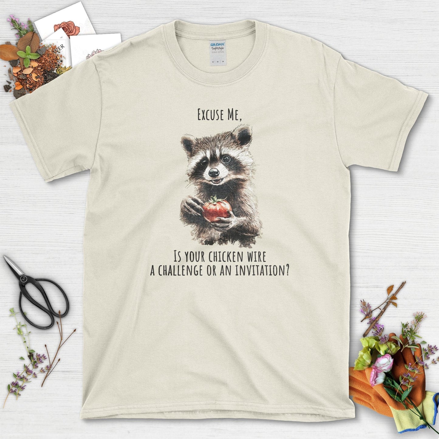 Chicken Wire Challenge or Invitation T-Shirt Natural / S T-Shirt