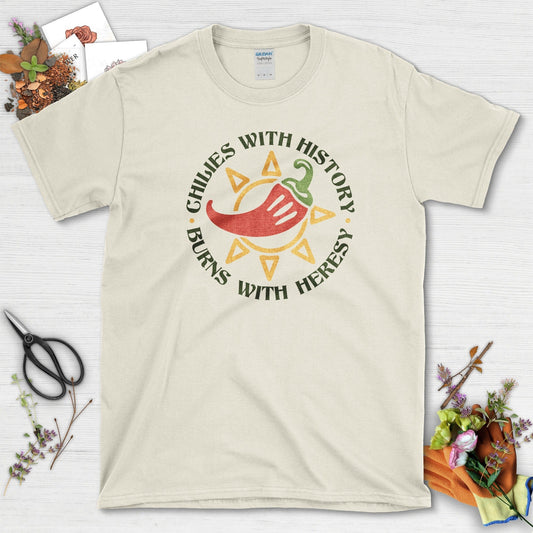 Chili With History T-Shirt Natural / M Physical Item