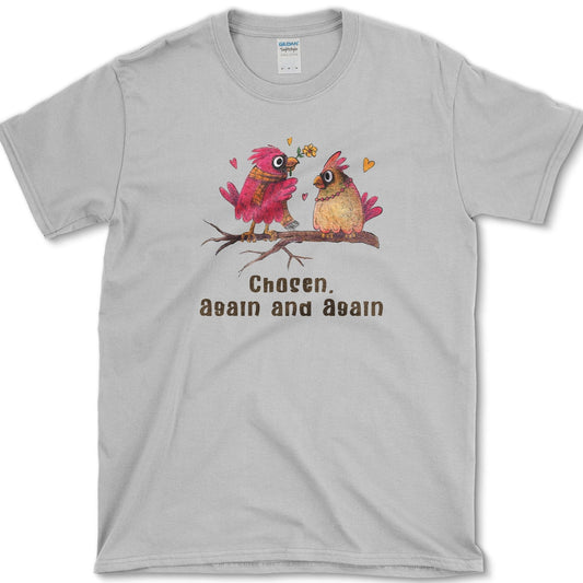 Chosen Again Again T-Shirt Essential Tees / S / Sport Grey Physical Item