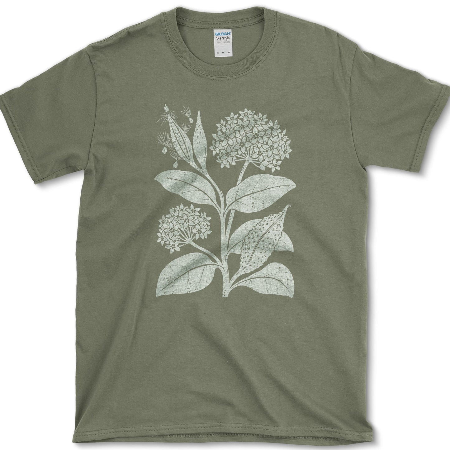 Common Milkweed T-Shirt S / Military Green Essential Tees