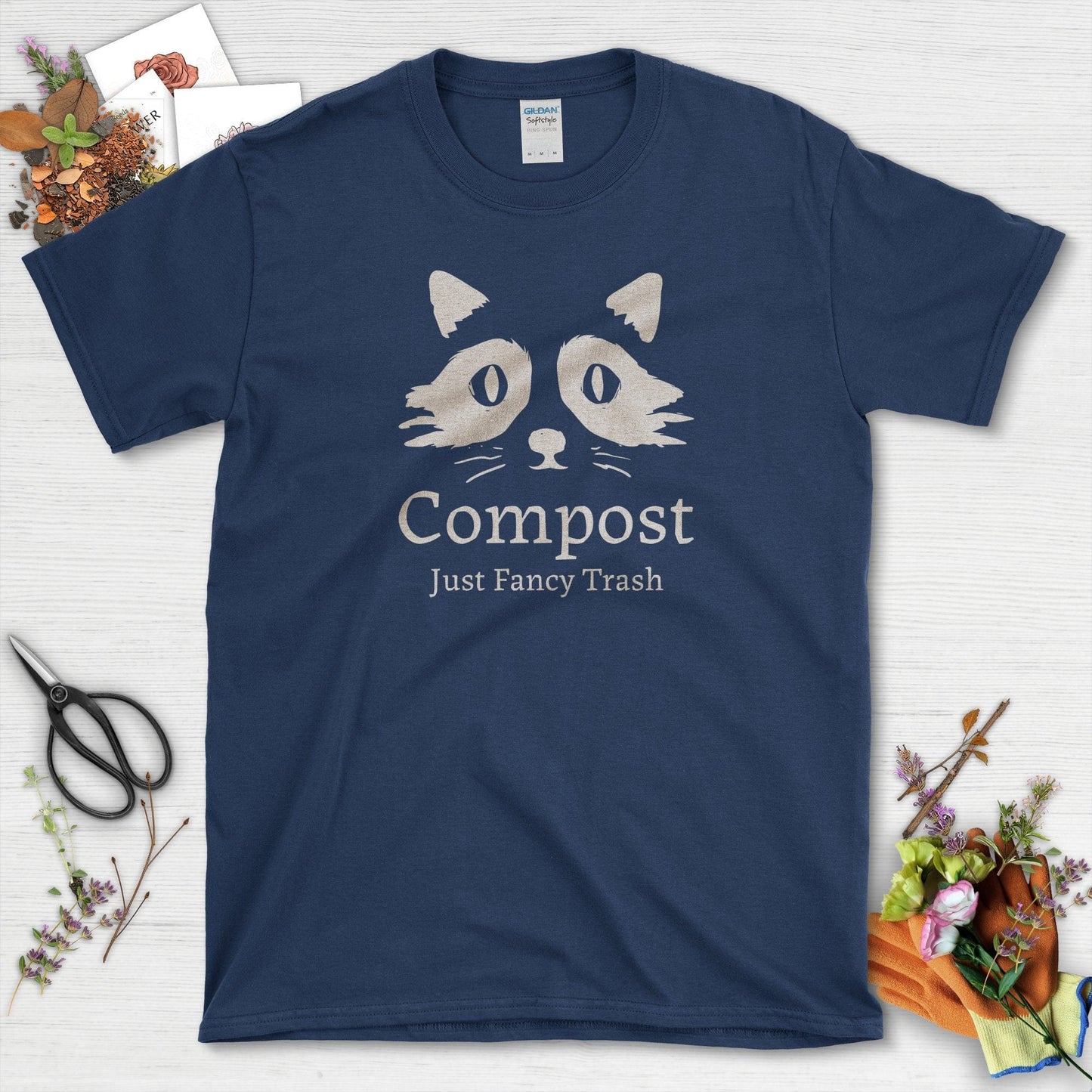 Compost Fancy Trash T-Shirt Navy / S T-Shirt