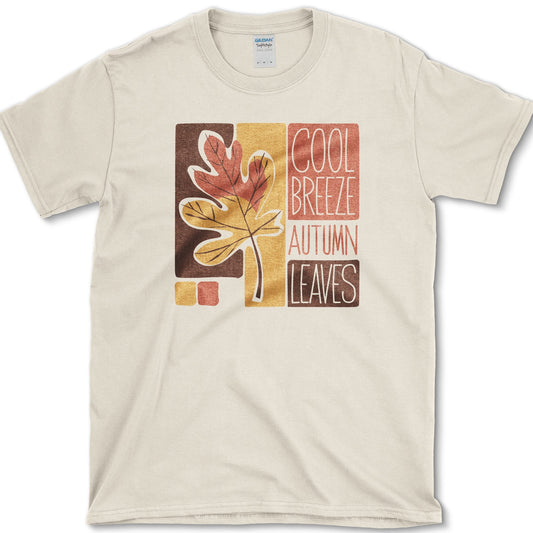 Cool Breeze Autumn Leaves T-Shirt Natural / S Essential Tees
