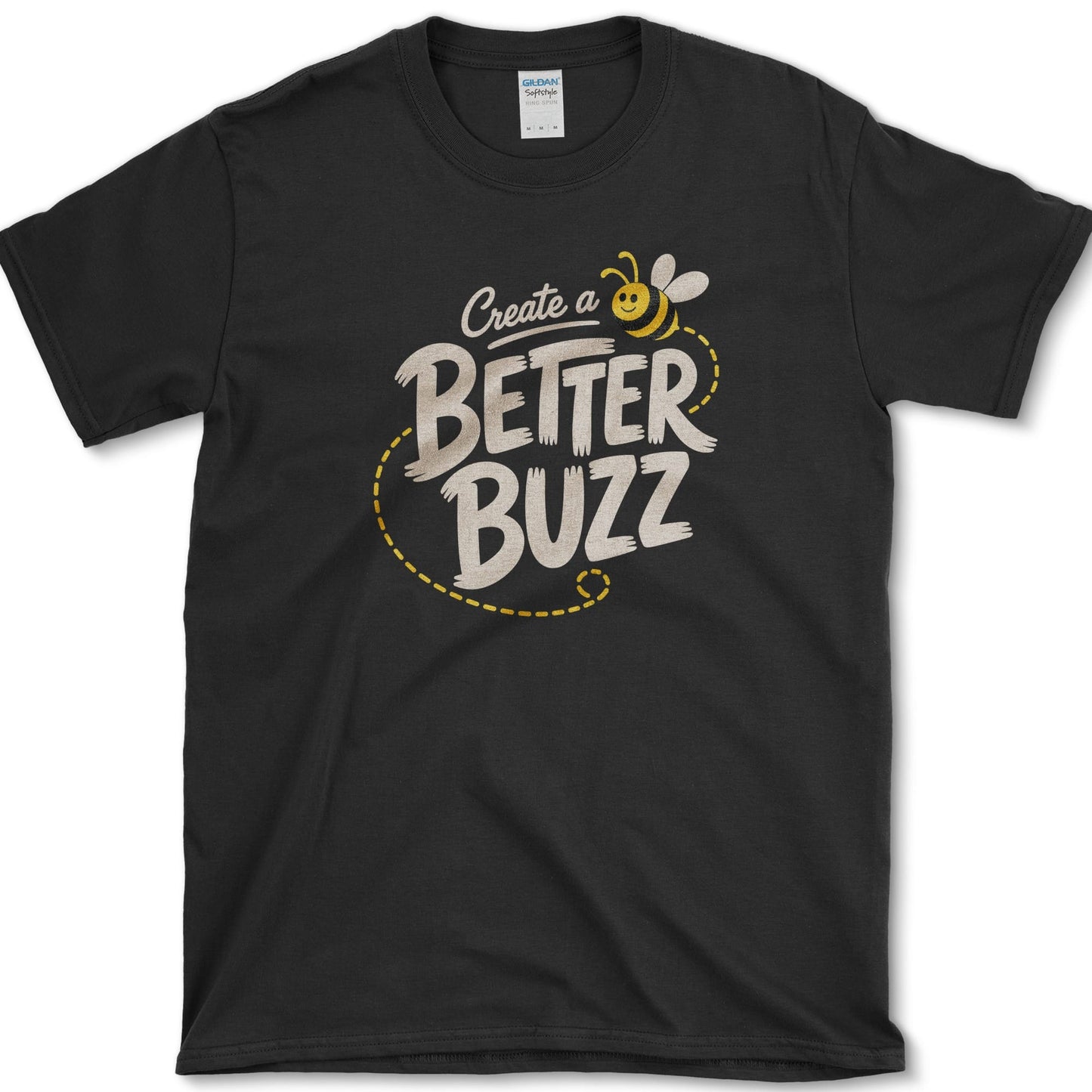 Create Better Buzz T-Shirt S / Black Essential Tees
