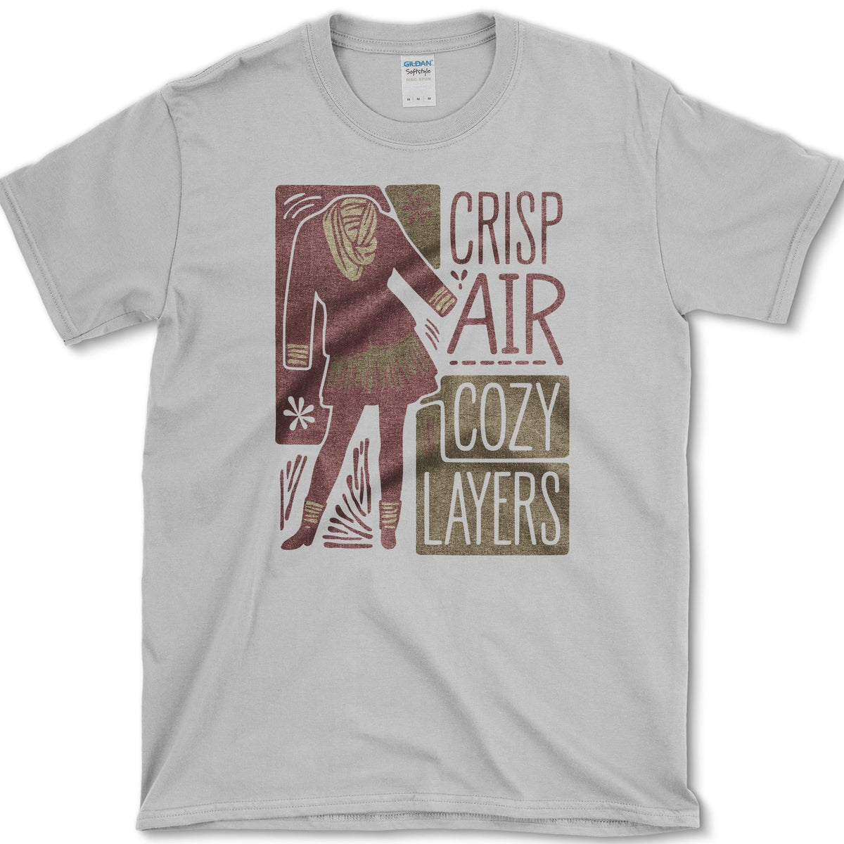 Crisp Air Cozy Layers T-Shirt Sport Grey / S Essential Tees