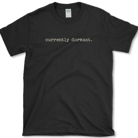 Currently Dormant T-Shirt Essential Tees / S / Black Physical Item