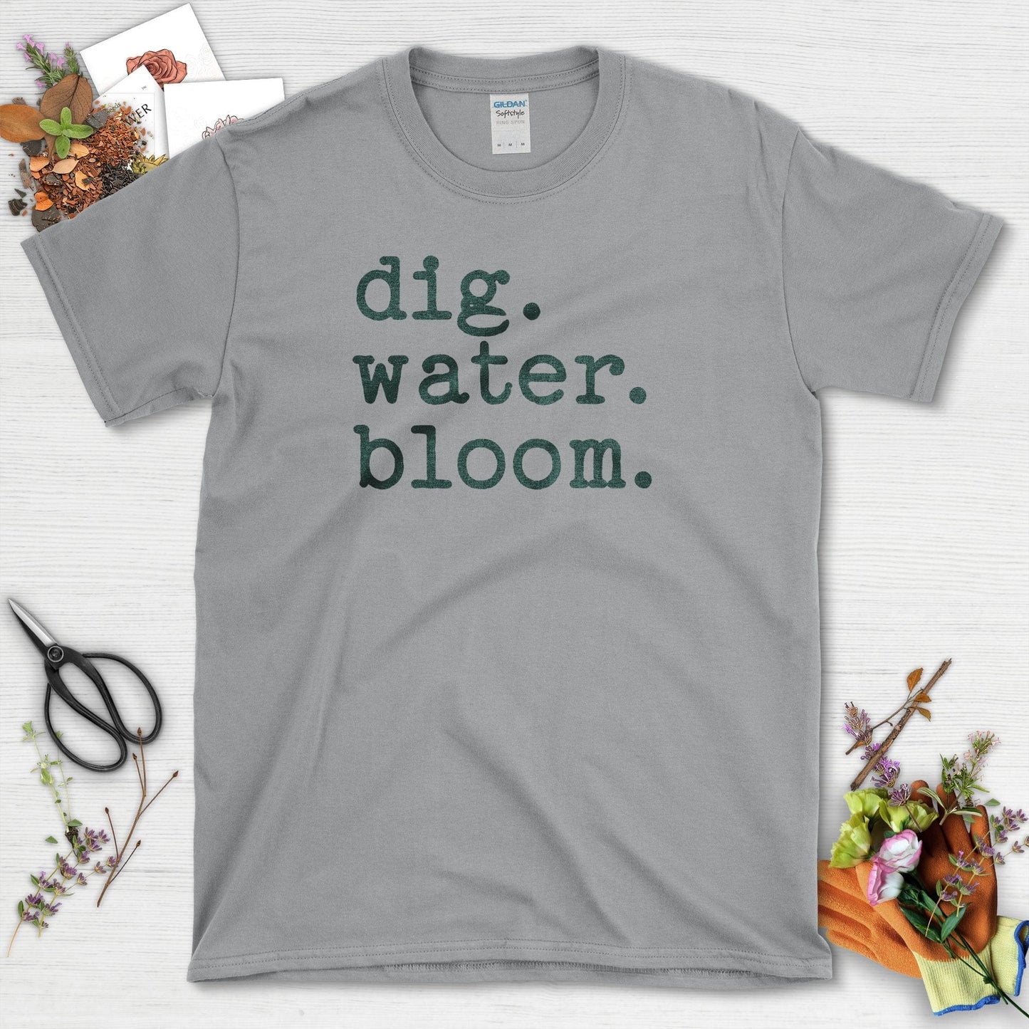 Dig Water Bloom T-Shirt Sport Grey / S T-Shirt