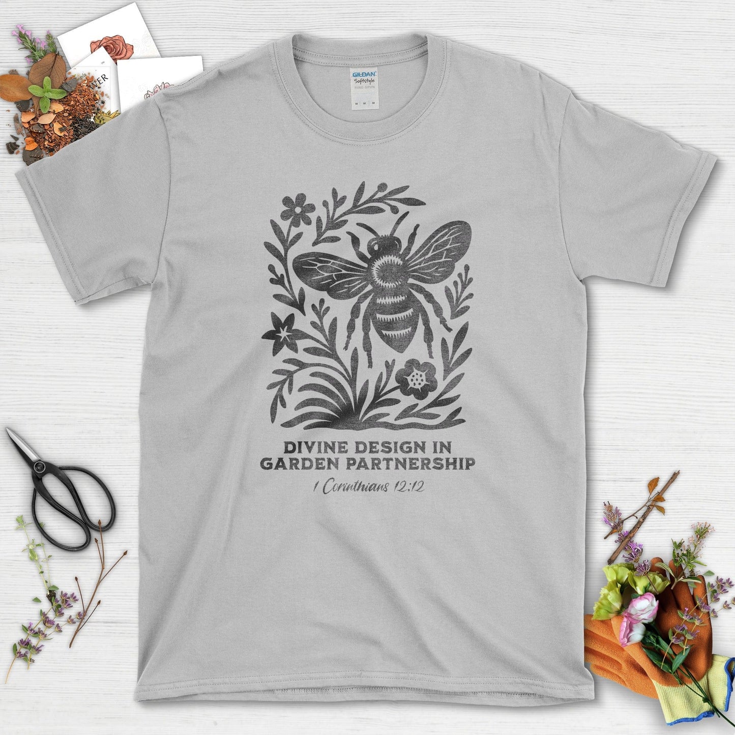 Divine Partnership T-Shirt Sport Grey / S Essential Tees