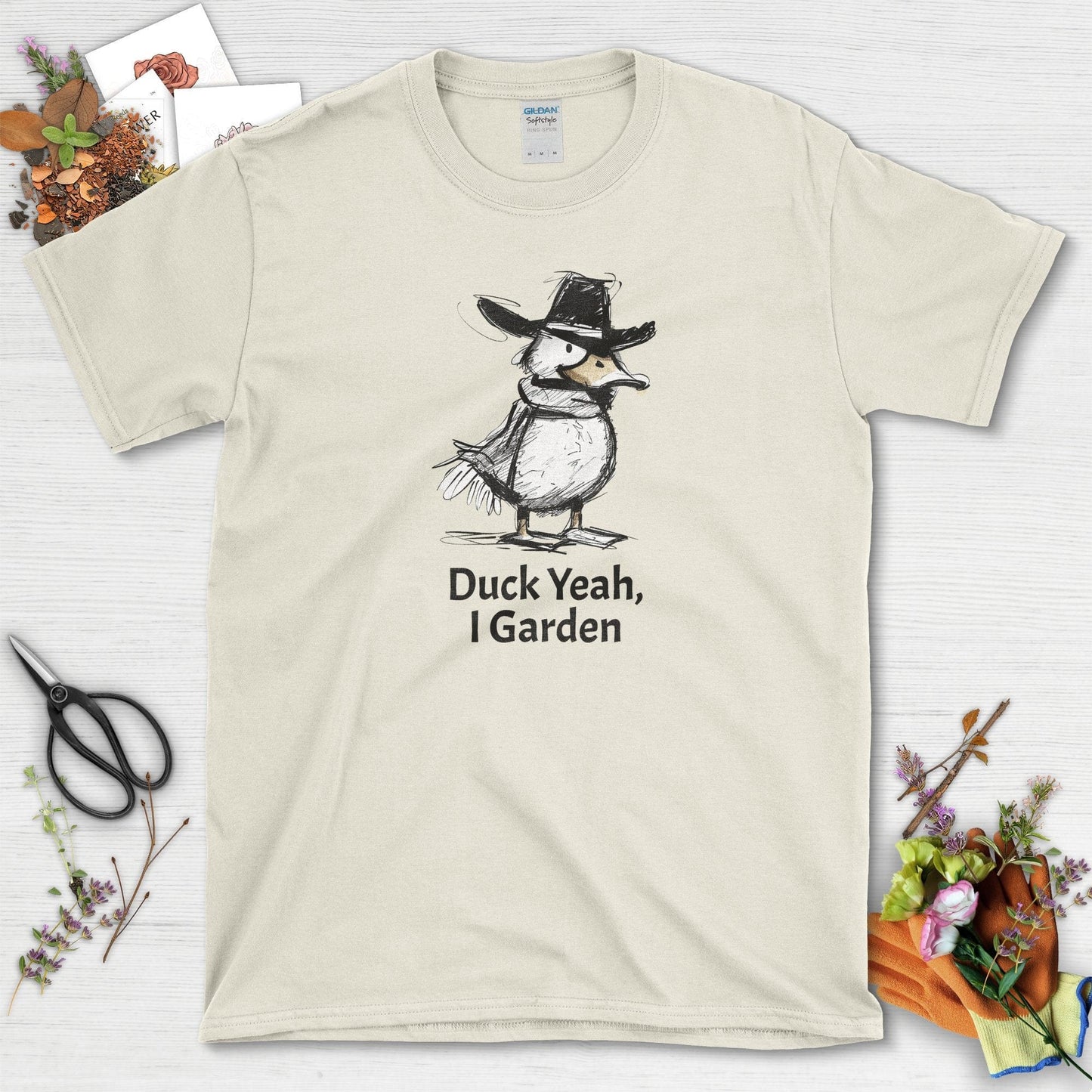 Duck Yeah I Garden T-Shirt Natural / S T-Shirt
