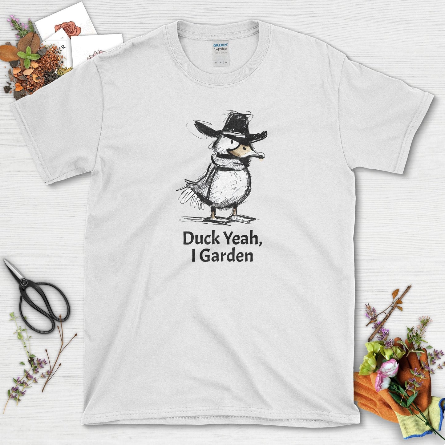 Duck Yeah I Garden T-Shirt White / S T-Shirt