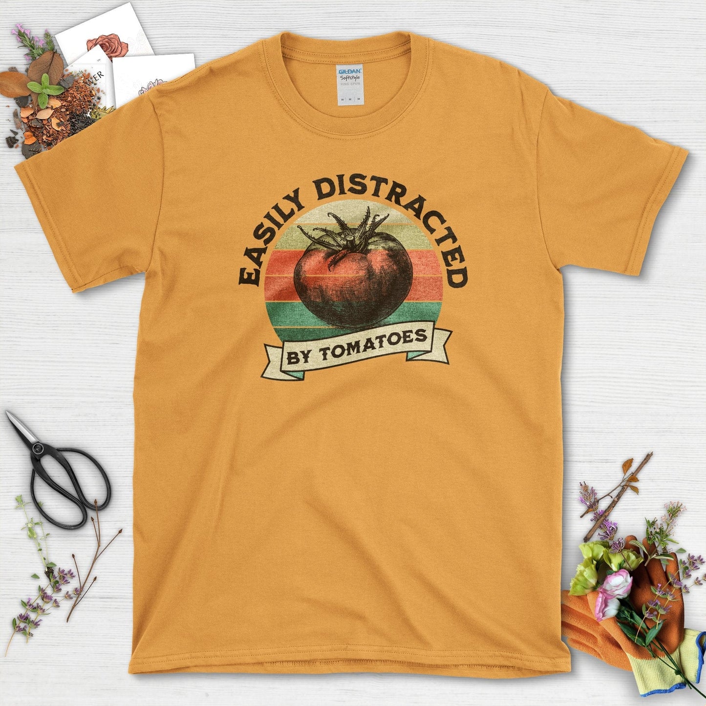 Easily Distracted By Tomatoes Youth T-Shirt Youth T-Shirt / XS / Tennessee Orange Physical Item