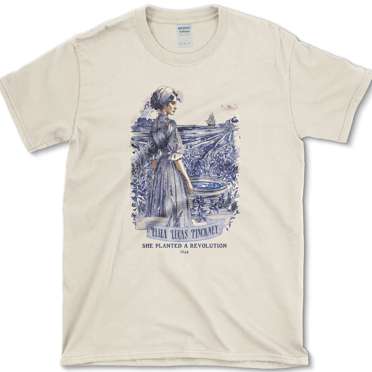 Eliza Lucas Pinckney T-Shirt Natural / S Essential Tees