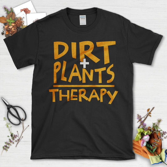 Experience Dirt Plants Therapy Comfort with This T-Shirt Black / S T-Shirt