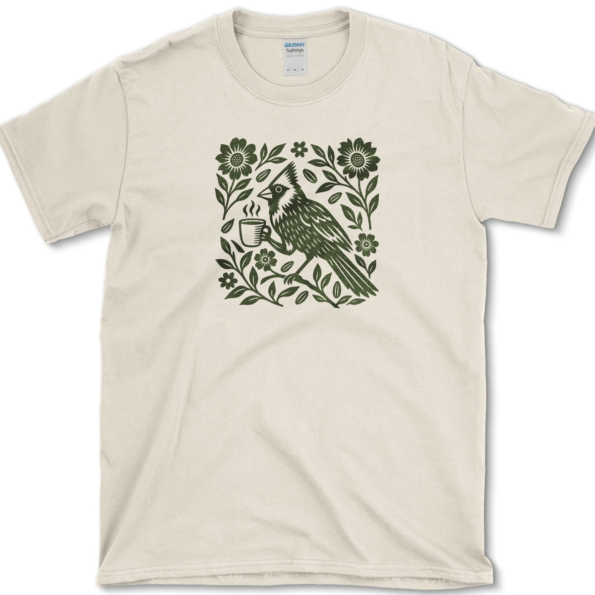 Folk Cardinal Coffee T-Shirt Natural / S Essential Tees