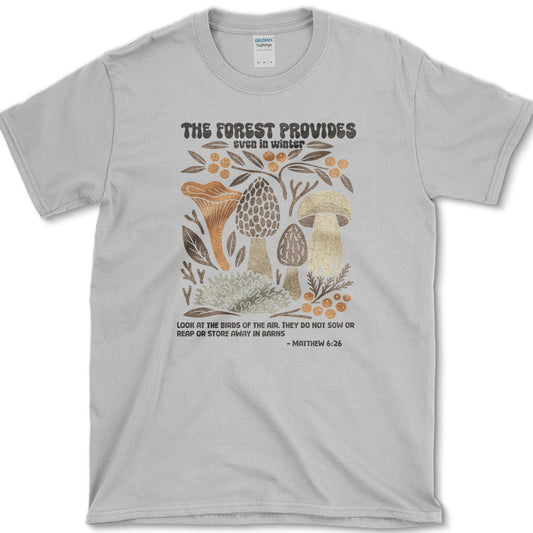 Forest Provides T-Shirt Essential Tees / S / Sport Grey Physical Item